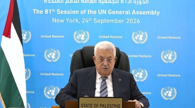 El líder palestino cuestionó ante la Asamblea General la inacción global, exigió proteger a su pueblo y denunció la negativa de visados por parte de EE. UU.