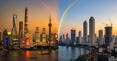 Bloomberg prevé que India acelere hasta el 7,7 % mientras China se frena al 3,6 %, aunque la economía china seguirá siendo mucho mayor durante décadas.