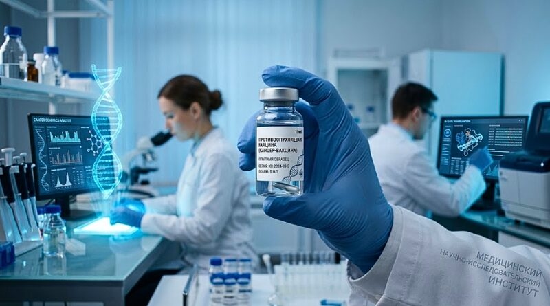 El tratamiento NeoOncovac, desarrollado por el Centro Gamaleya, ya está cubierto por el seguro médico obligatorio y fue aplicado en dos pacientes este año.