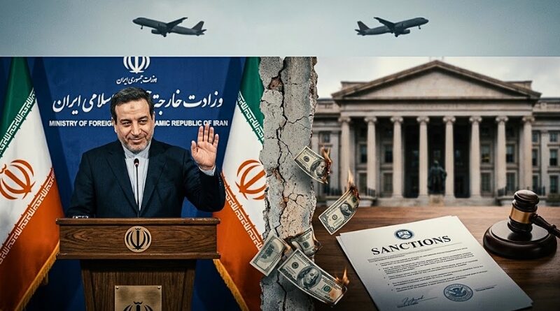 El canciller Abbas Araghchi cuestiona la efectividad de las medidas de Washington y califica la guerra en su contra como "desastrosa" para Estados Unidos.