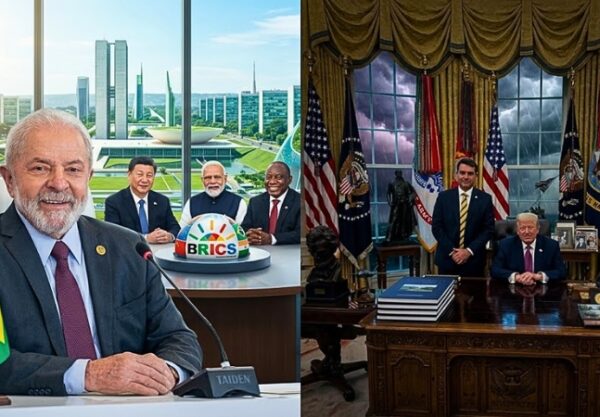 Lula y Flávio Bolsonaro chocan por el lugar de Brasil en el mundo, con los BRICS y el dólar como ejes de una campaña que también mira a Pekín y Washington.