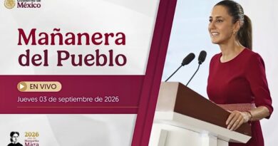 La presidenta encabezó la conferencia matutina desde Palacio Nacional, donde abordó temas de salud, seguridad y bienestar social, reafirmando los ejes rectores de su administración.