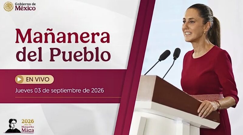 La presidenta encabezó la conferencia matutina desde Palacio Nacional, donde abordó temas de salud, seguridad y bienestar social, reafirmando los ejes rectores de su administración.