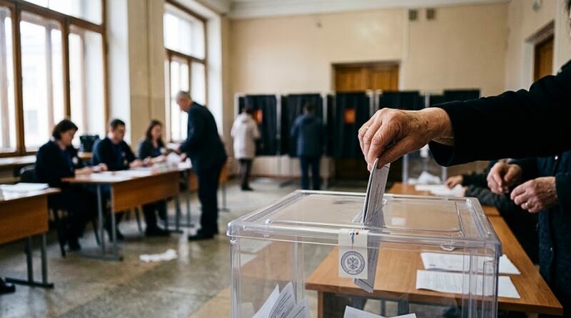 Con el 32,92 % de las actas escrutadas, Rusia Unida supera el 56 % de los votos; la participación sobrepasa el 50 %, según la CEC de Rusia.