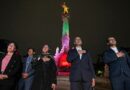 Con motivo del Día de Teherán, el monumento de Reforma se iluminó como homenaje a la capital iraní y gesto de solidaridad con Irán