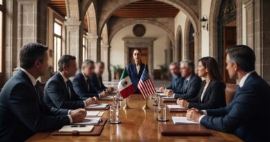 La presidenta advierte que los acuerdos de seguridad con Washington son facultad federal, tras la controversia por una academia policial en Querétaro.