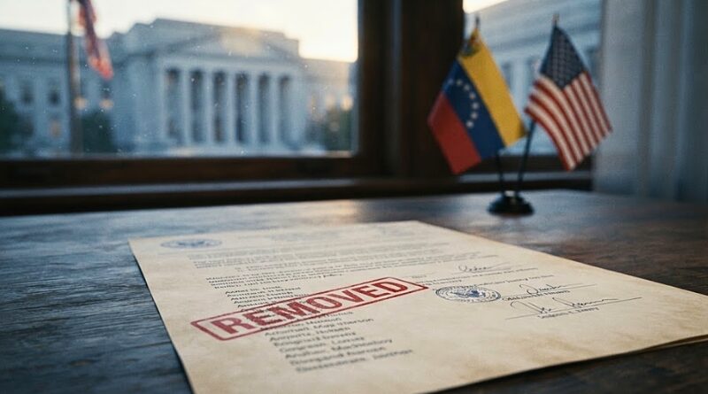 La OFAC retiró al presidente de la Asamblea Nacional de la lista SDN, ocho años después de sancionarlo y meses tras el caso de Delcy Rodríguez