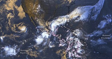 Sistemas tropicales, humedad y frentes atmosféricos interactúan sobre México, Centroamérica y Estados Unidos, elevando el potencial de lluvias.