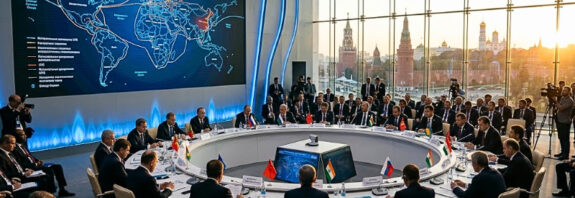 Líderes de Irán, Catar, Libia y Guinea Ecuatorial llegan a Rusia para el foro del FPEG en plena tensión del mercado.