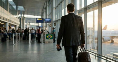 El senador salió de Brasil hacia Estados Unidos tras la orden del Supremo de entregar su pasaporte por un caso de lavado de dinero.