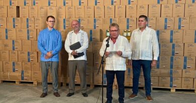 El cargamento, canalizado vía el Programa Mundial de Alimentos de la ONU, se destinará a niños, ancianos y mujeres embarazadas en la isla